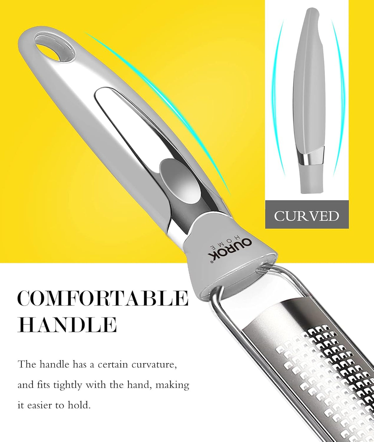 Zest up your cooking game! 🍋✨ Stainless steel lemon zester & cheese grater for all your flavor needs. Plus, it comes with a handy cleaning brush! 🧼💪 #KitchenEssentials #CookingHacks