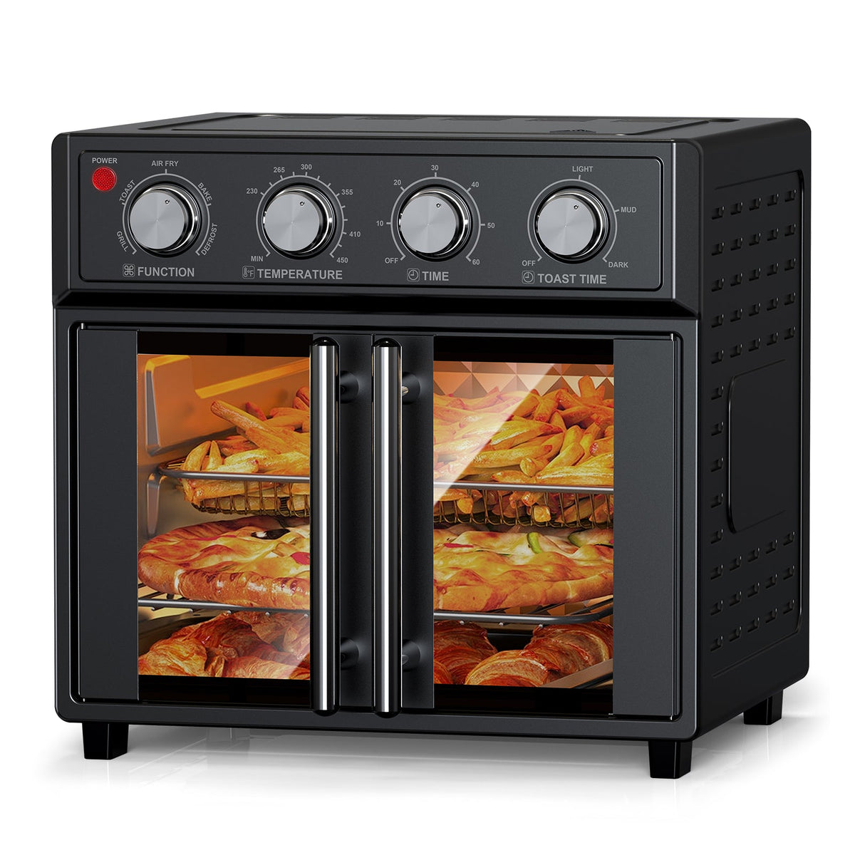 PlumChef Air Fryer Toaster Oven, 26 qt