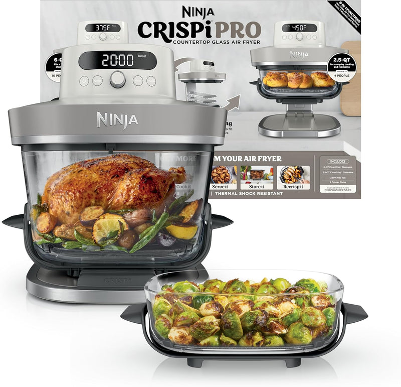 Ninja Crispi Pro Glass Air Fryer, AS101LG
