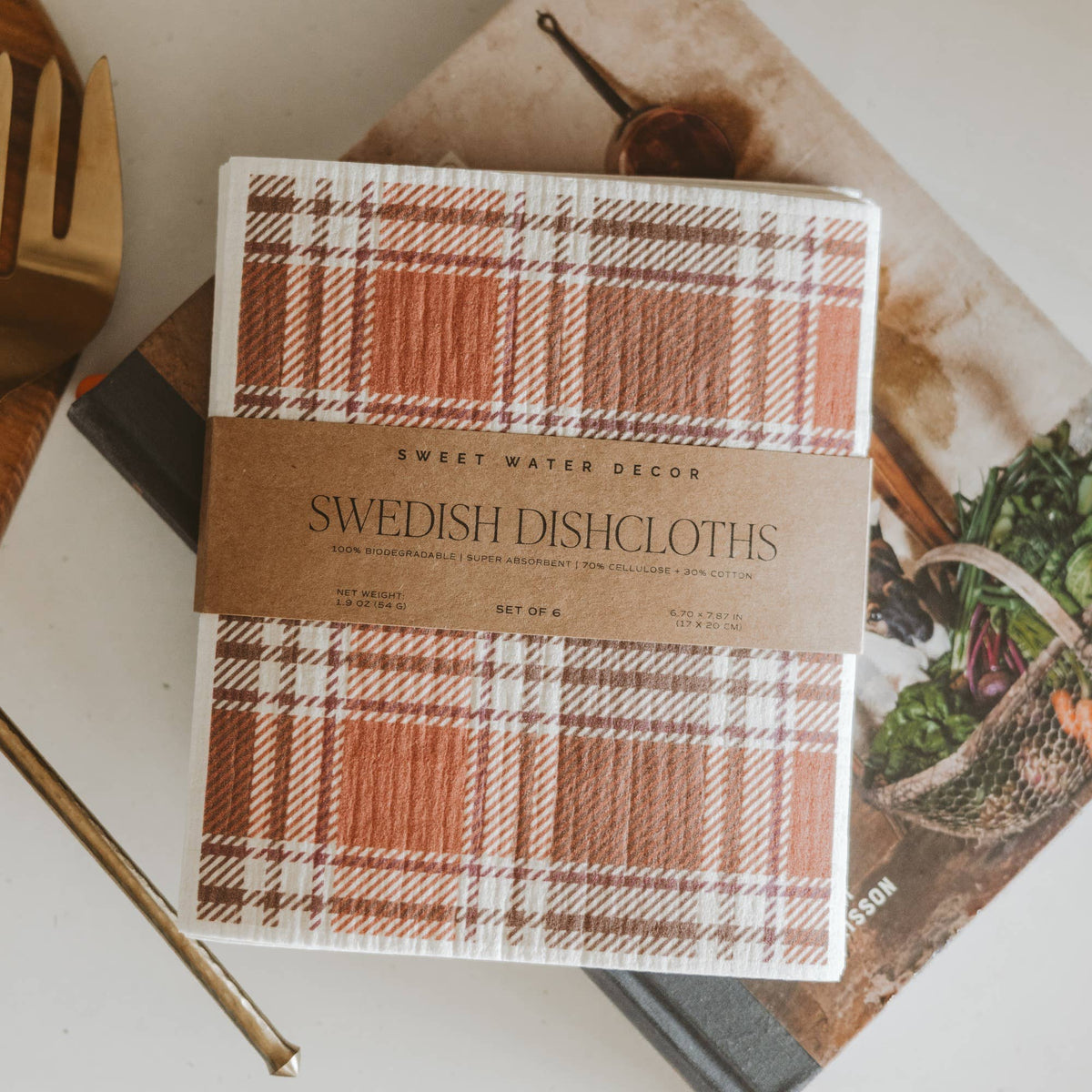 Swedish Dishcloths, Set of 6, Fall Patterns