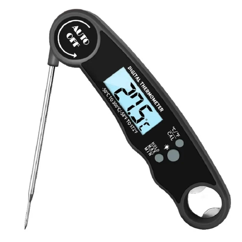 Folding Digital Meat Thermometer with Backlight