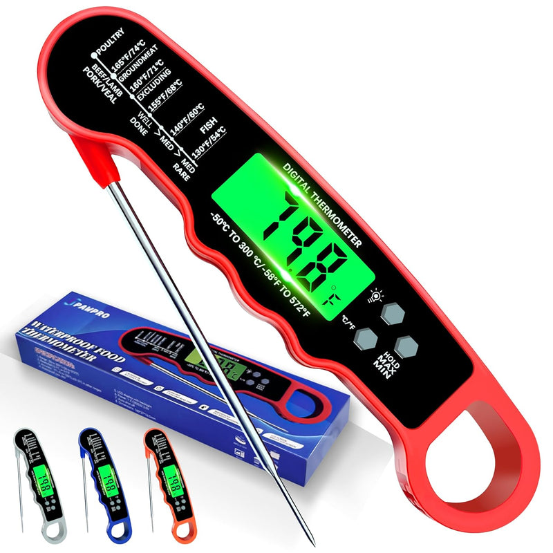 Instant-Read Digital Meat Thermometer with 5 in Probe