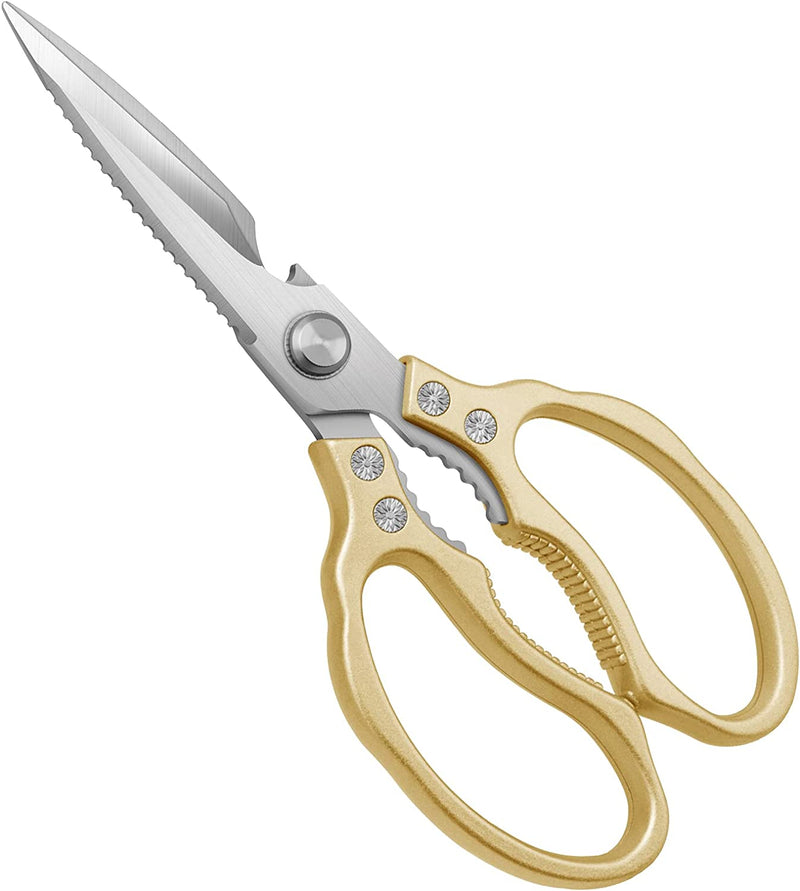 CGBE Stainless Steel Kitchen Shears, Gold
