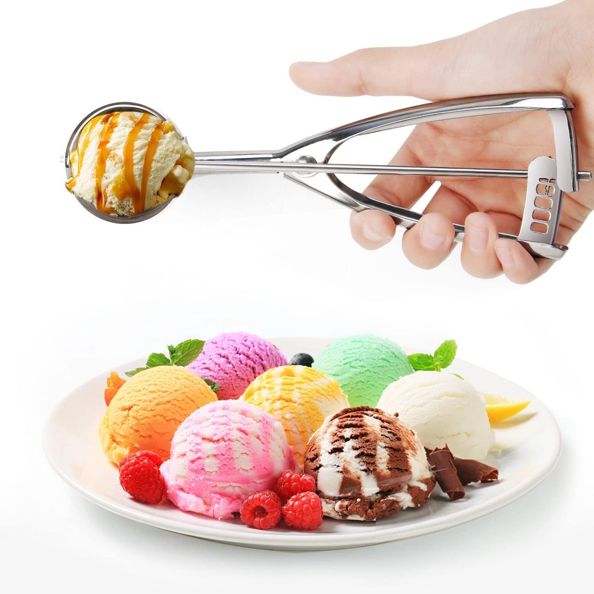 Cookie Scoop Set of 3 - Ideal for Ice Cream and Melon Serving