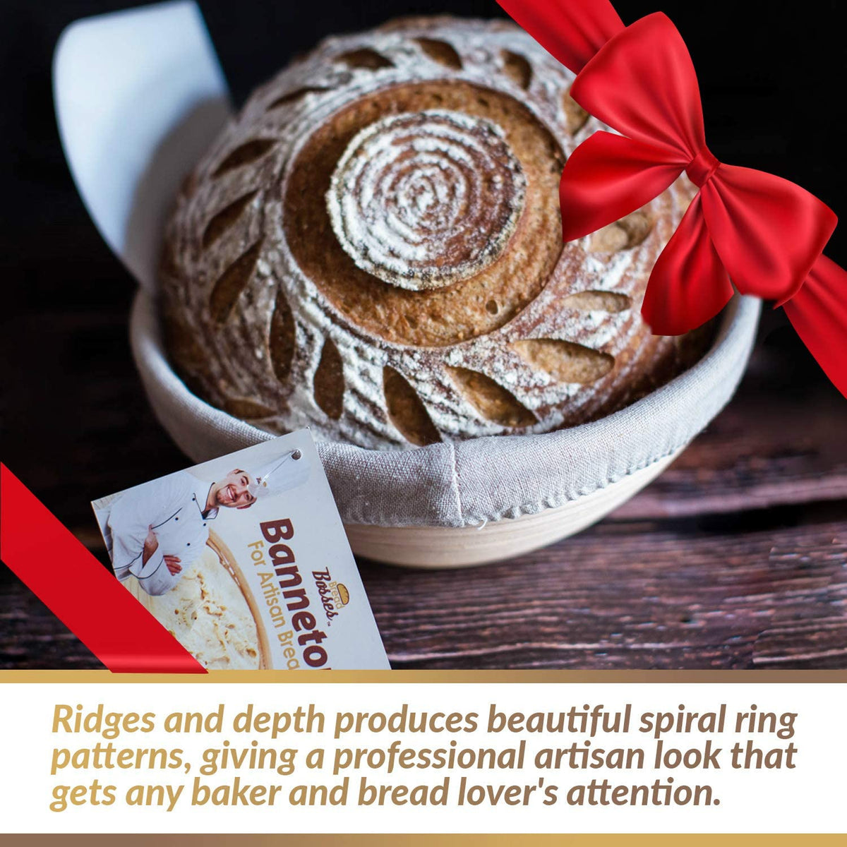 9-Inch Bread Banneton for Sourdough Enthusiasts - Elevate Your Baking Experience