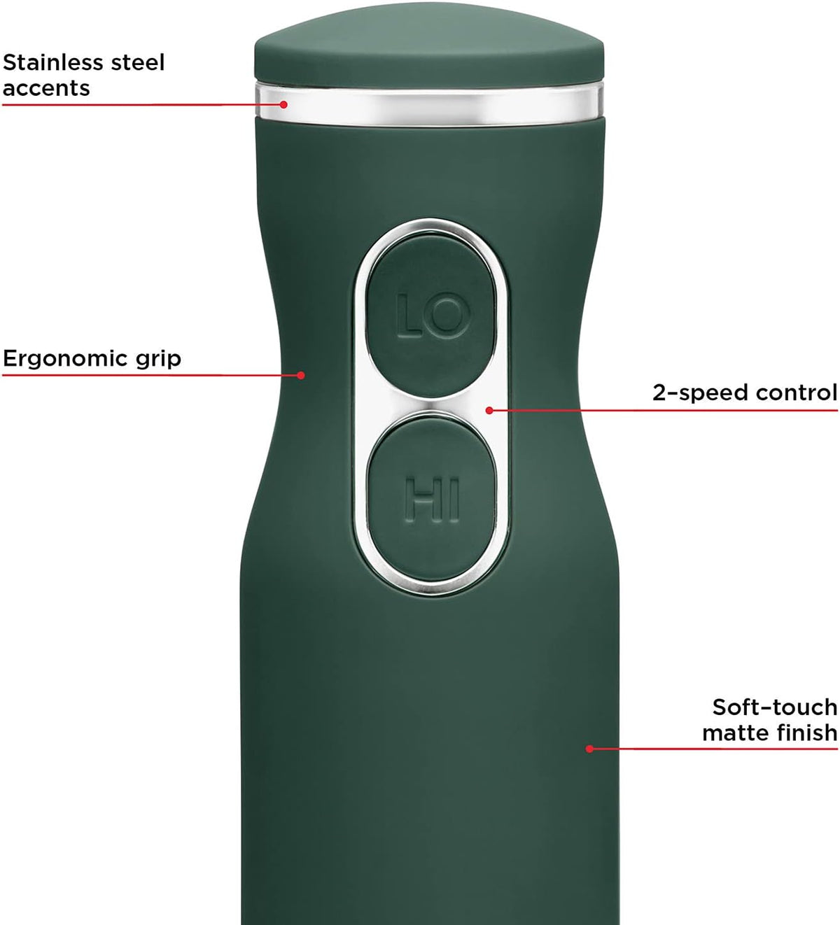 Immersion Stick Hand Blender - Your Essential Kitchen Tool for Smoothies, Sauces, and More!