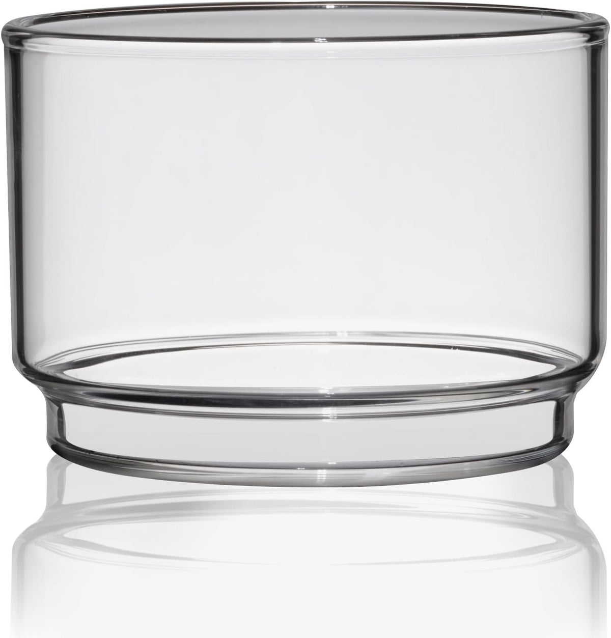 Bodega Glasses - Stackable Drinking Glasses Set - Modern Glassware for Wine and Cocktails - 7Oz Set of 6