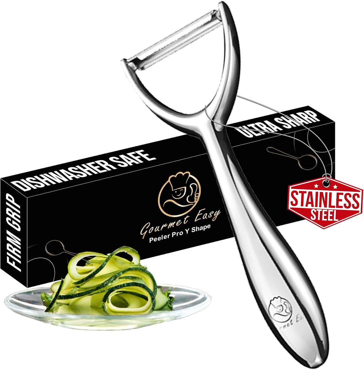 Vegetable Peeler Ultra Sharp Stainless Steel Blade (Y Peeler)