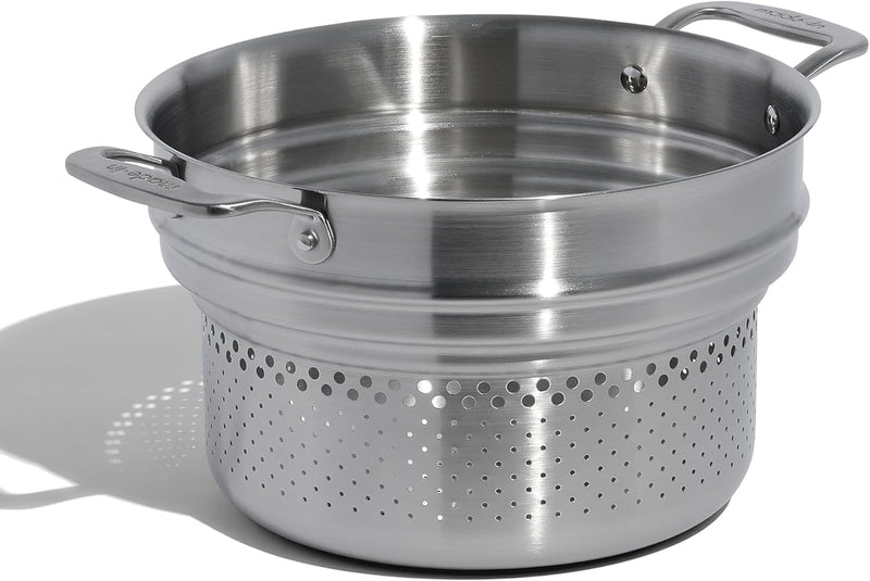 Made In Stainless Steel Pasta Insert for 6 and 8 qt Stock Pots