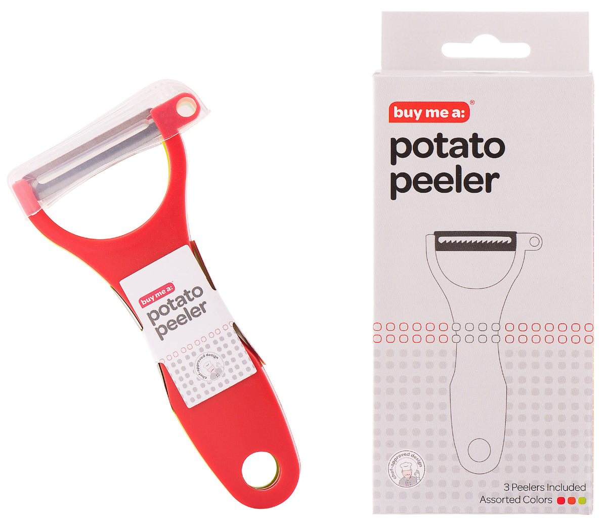 Vegetable Peeler - Potato Y Peeler - Set of 3