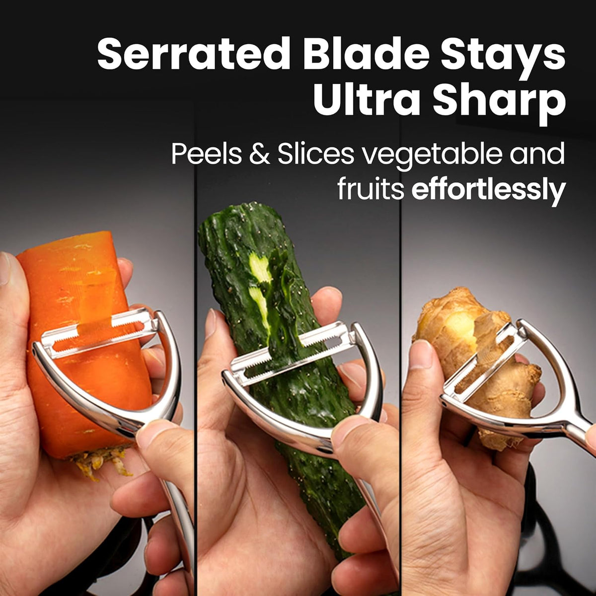 Vegetable Peeler Ultra Sharp Stainless Steel Blade (Y Peeler)