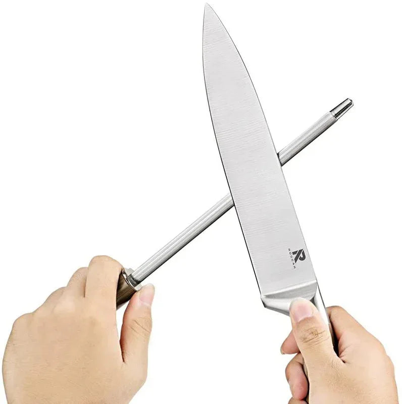 Stainless Steel Knife Block Set, 8-Piece