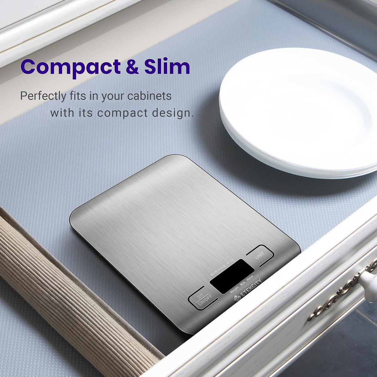 Precision Digital Kitchen Scale - Measure Grams & Ounces Up to 11 Lbs for Perfect Cooking!