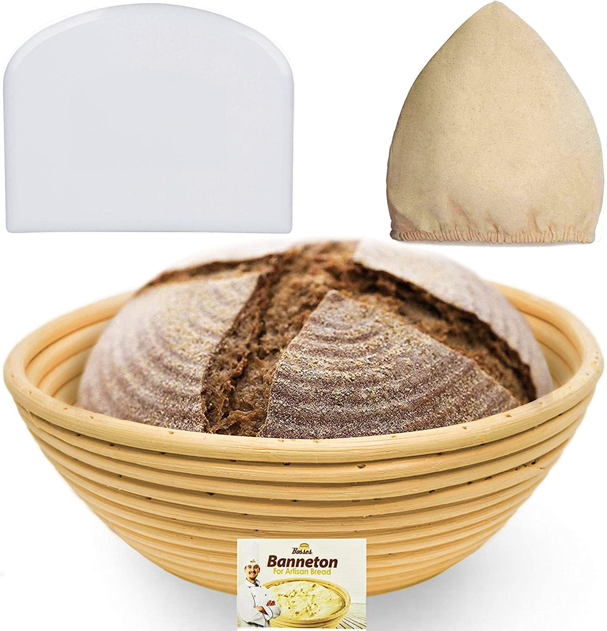 9-Inch Bread Banneton for Sourdough Enthusiasts - Elevate Your Baking Experience