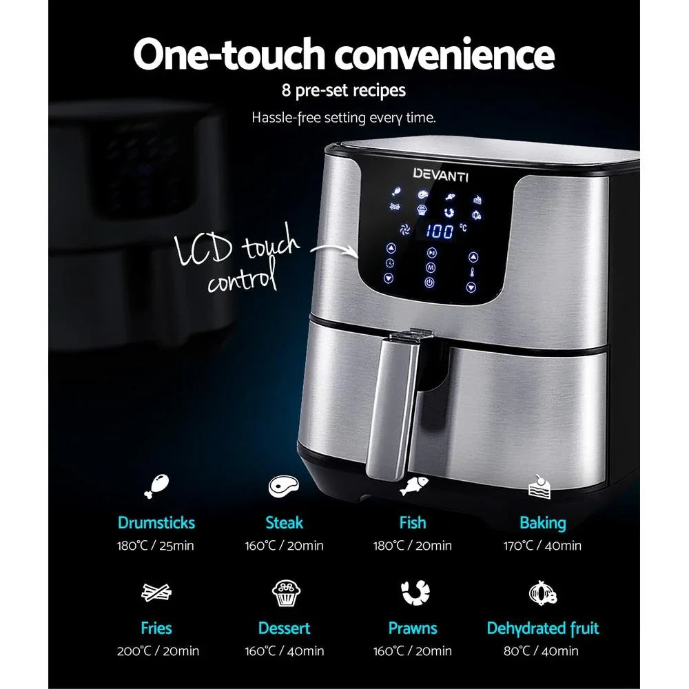 Devanti Digital Air Fryer, 7 L