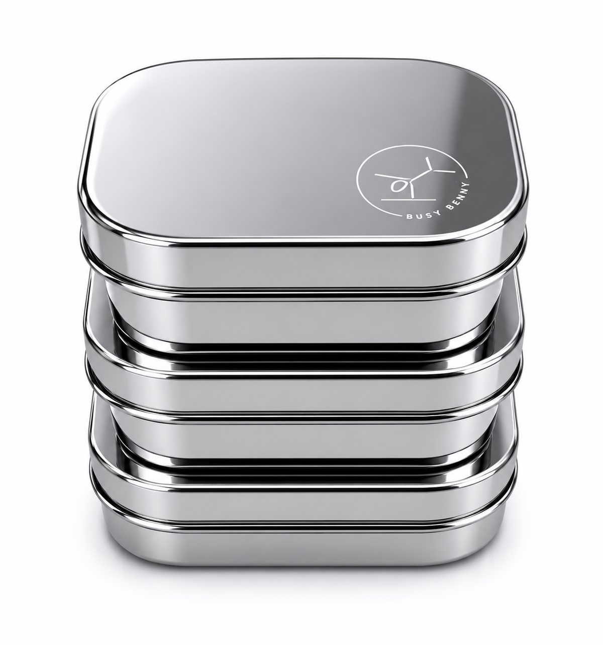 Nesting Stainless Steel Food Containers, Set of 3