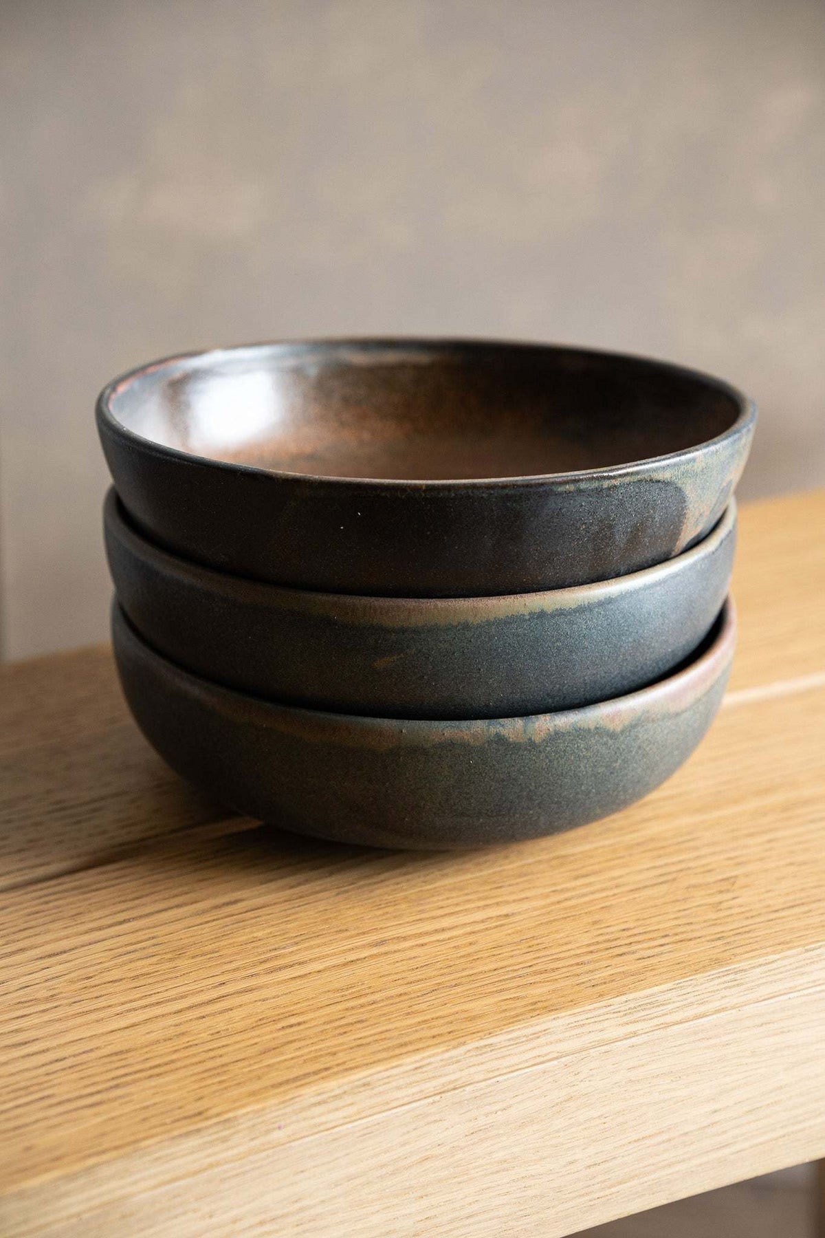 Creating Comfort Stoneware Pasta Bowl, Rust