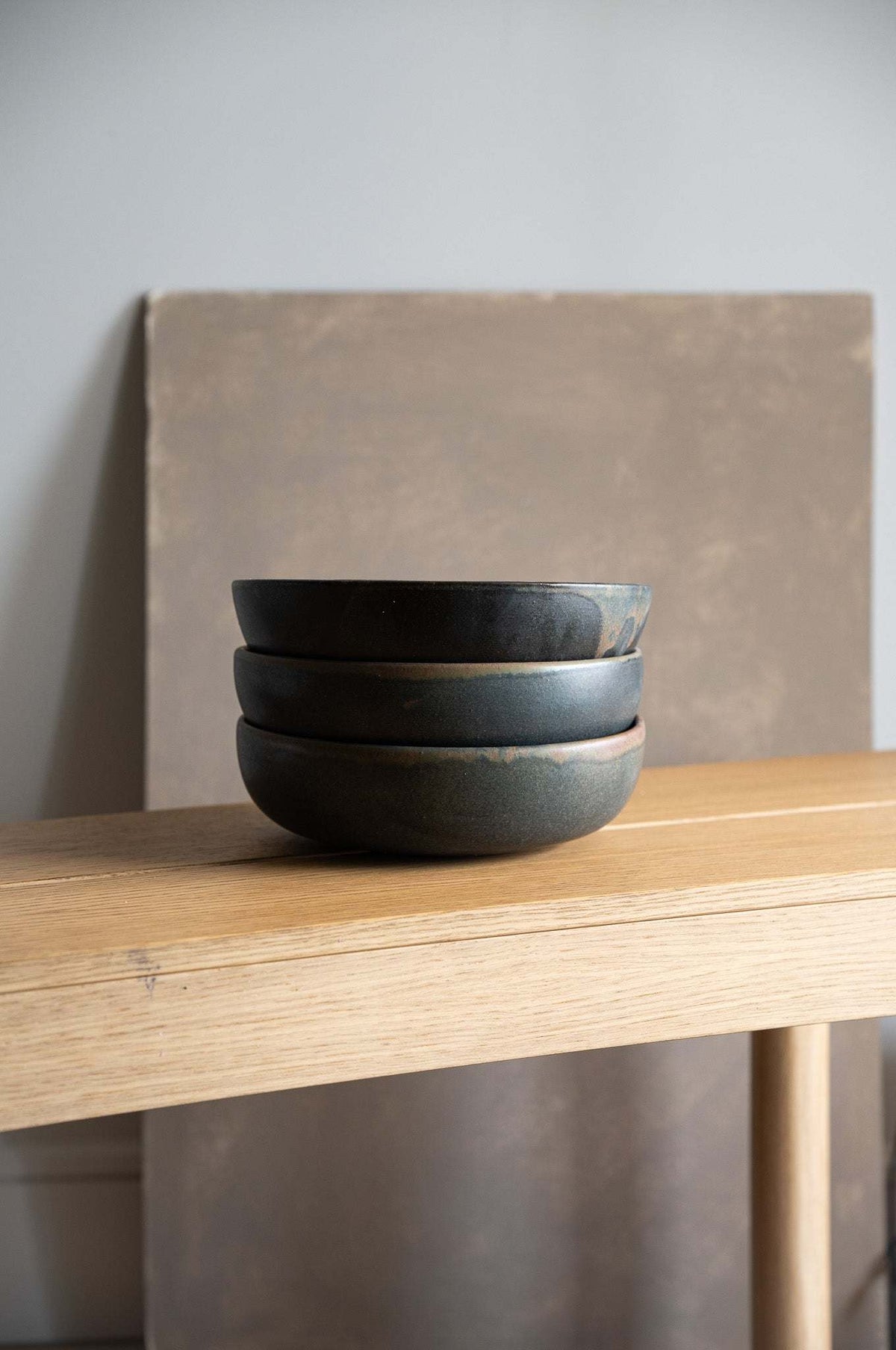 Creating Comfort Stoneware Pasta Bowl, Rust