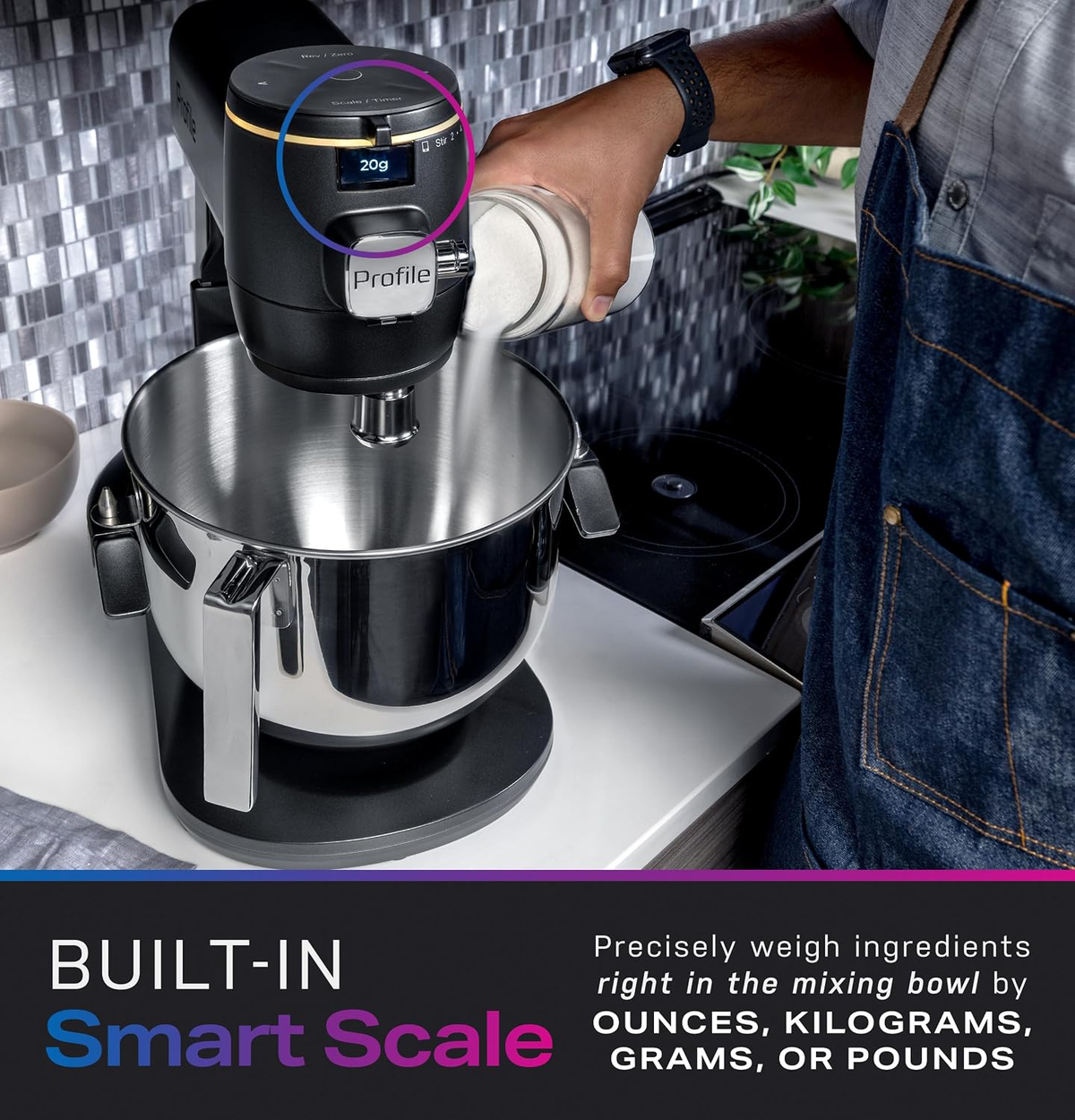 GE Profile Smart Stand Mixer, 7 qt