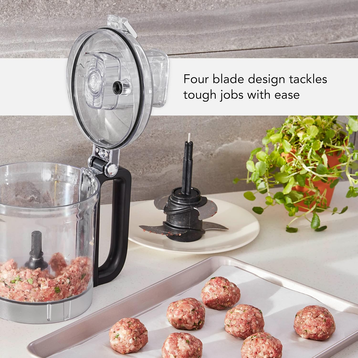 KitchenAid Food Processor, 9-Cup, Contour Silver