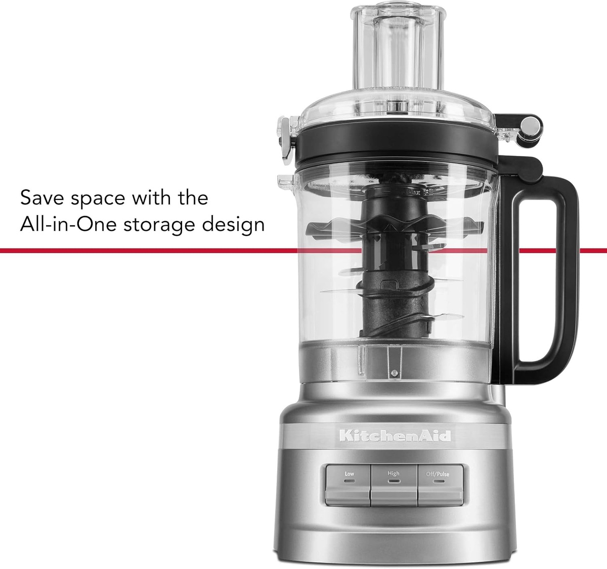 KitchenAid Food Processor, 9-Cup, Contour Silver