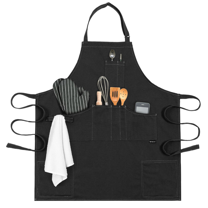 Canvas Chef Apron with Pockets
