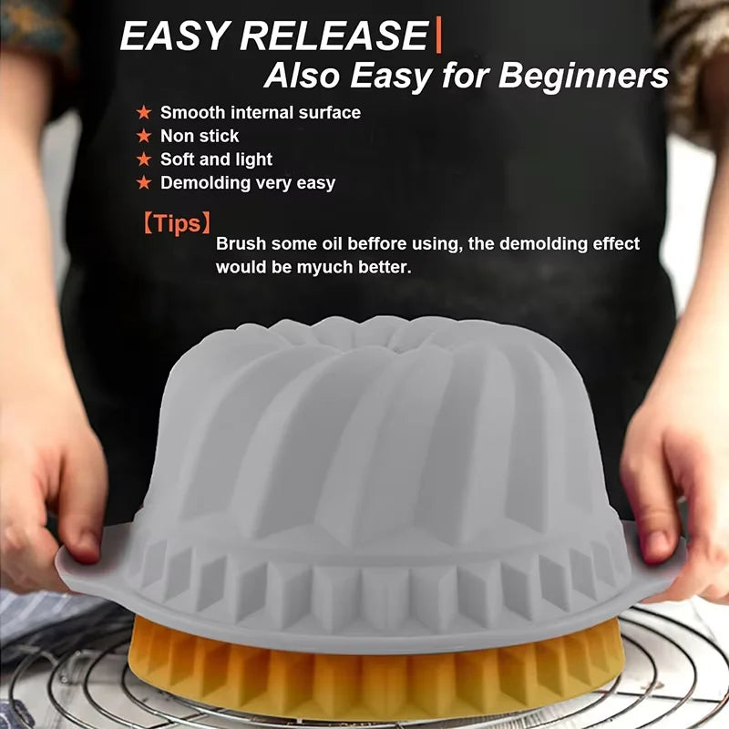 Silicone Fluted Cake Pan
