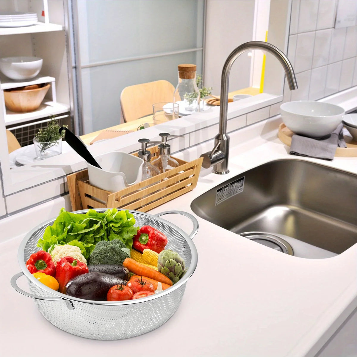 Stainless Steel Fine-Mesh Strainer