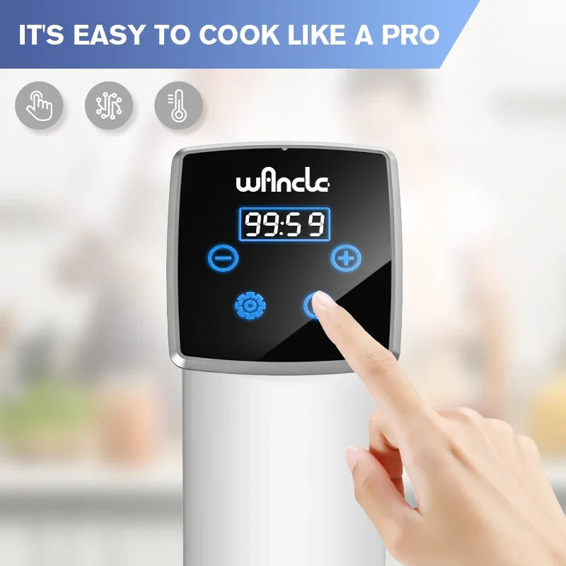 Wancle M800C Sous Vide Cooker, 1100W