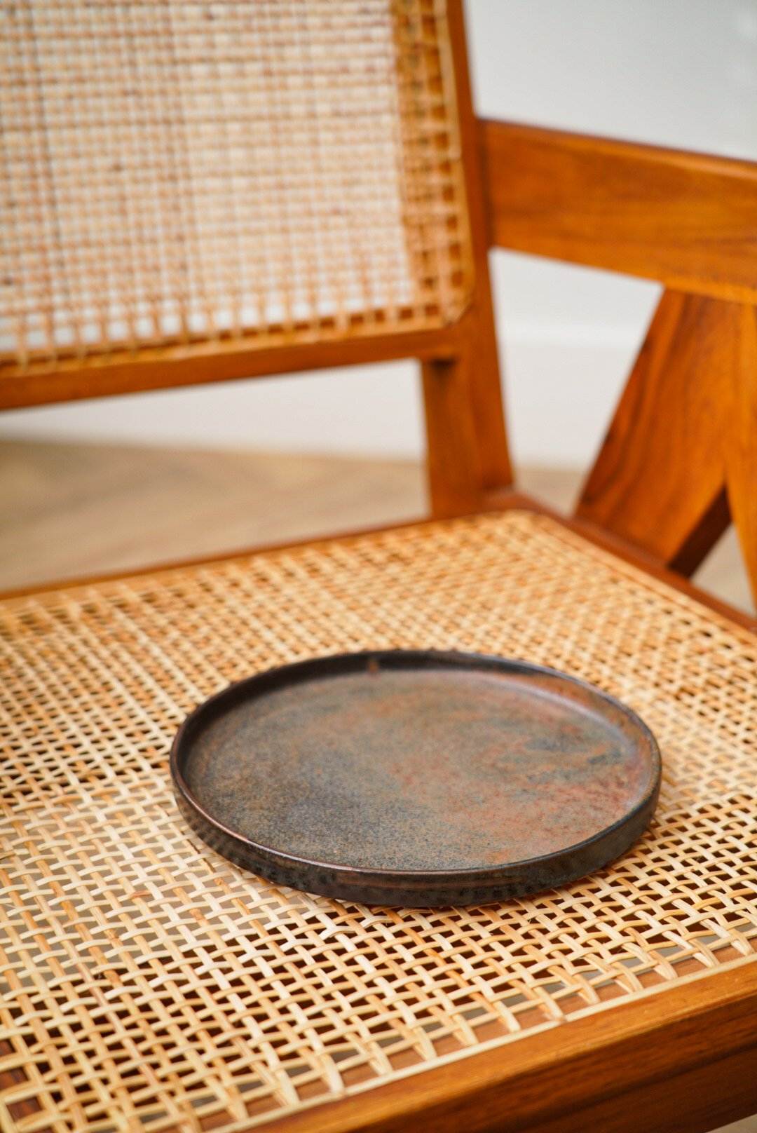 Creating Comfort Stoneware Plates, Rust