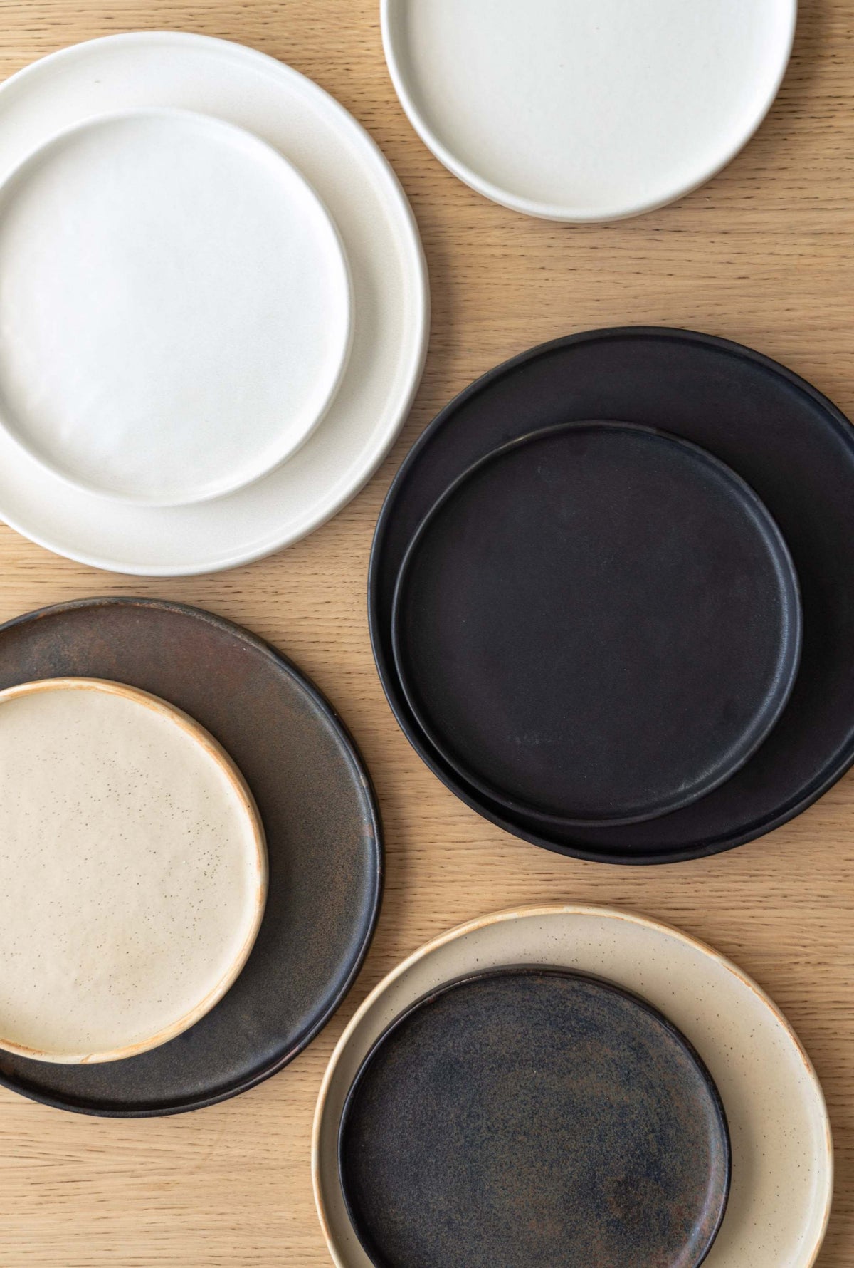 Creating Comfort Stoneware Plates, Rust