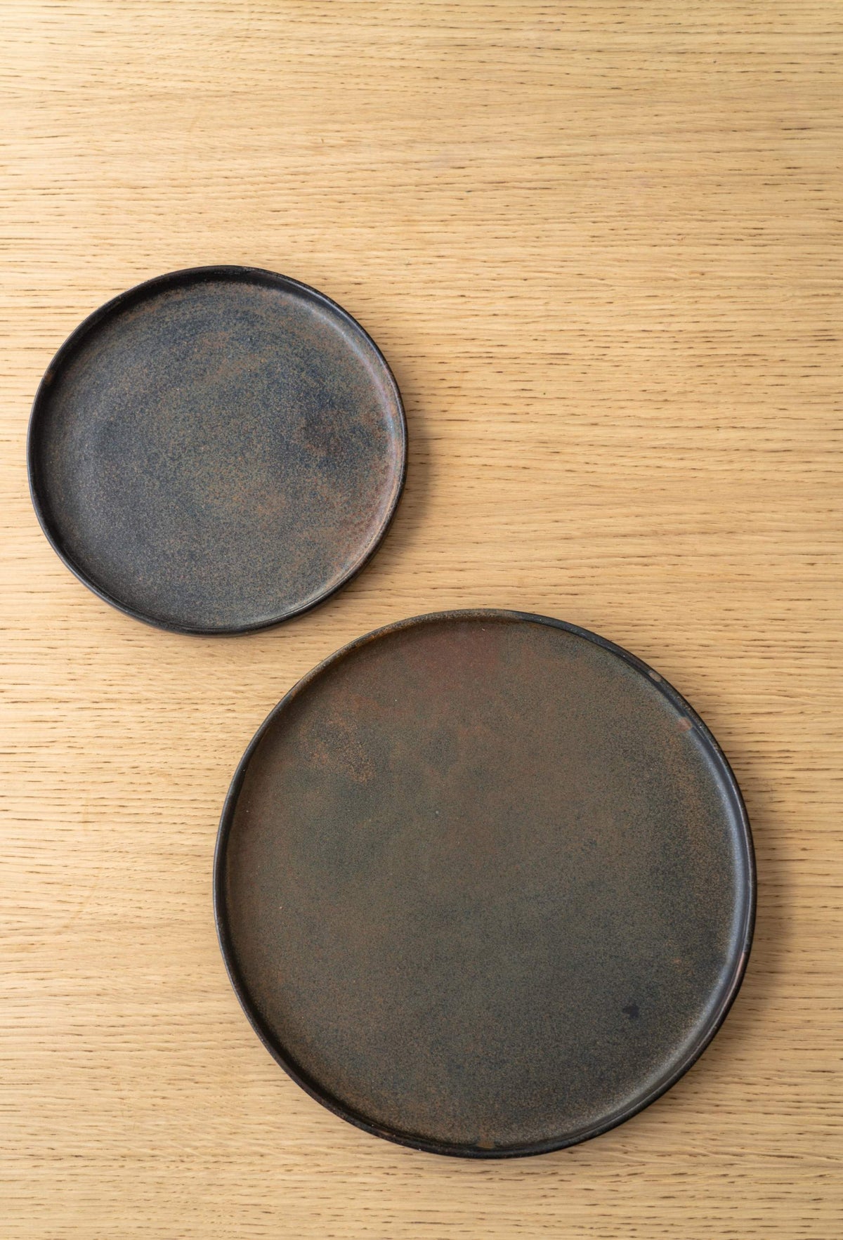 Creating Comfort Stoneware Plates, Rust