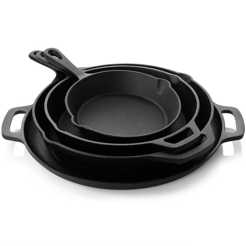 Cast Iron Cookware Set, 12-Piece