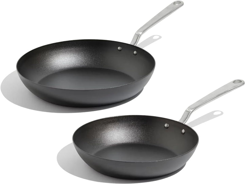 Made In Seasoned Carbon Steel Frying Pan Set, 2-Piece