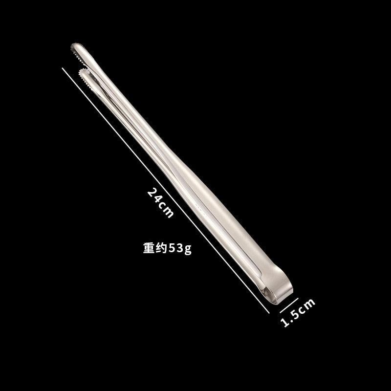 Stainless Steel Cooking Tweezers with Non-Slip Grip