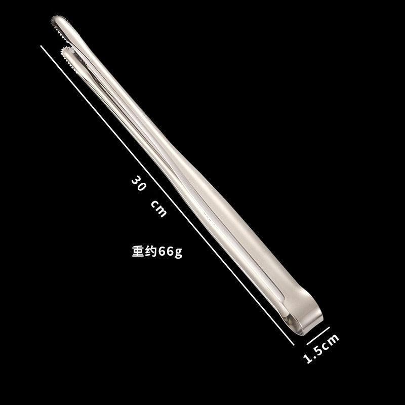 Stainless Steel Cooking Tweezers with Non-Slip Grip