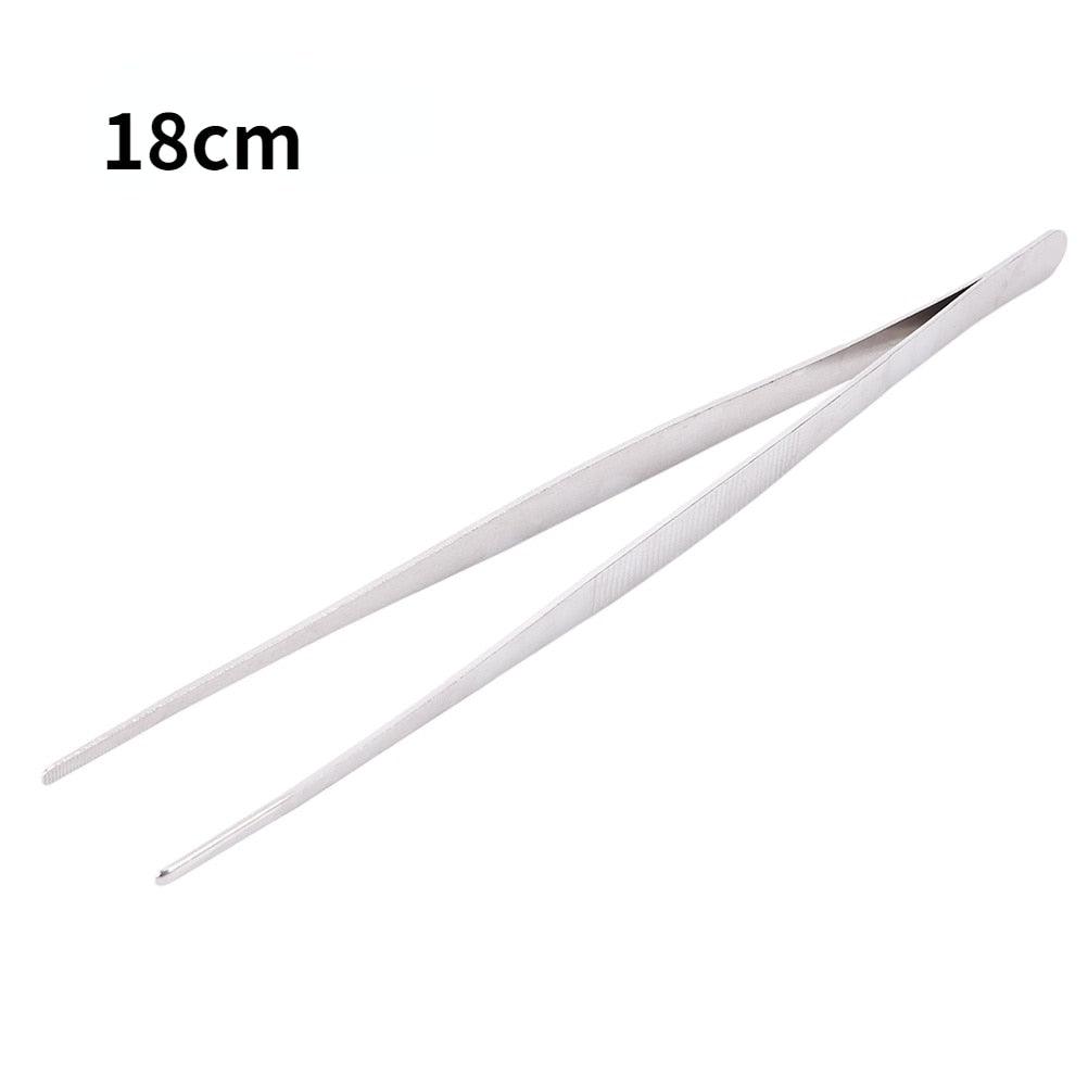 Stainless Steel Cooking Tweezers with Non-Slip Grip