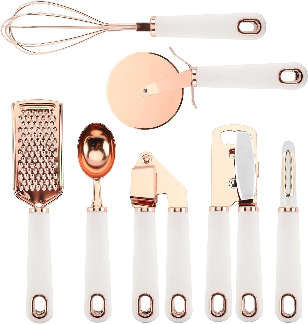 Elevate Your Cooking Game with Our Stunning 7-Piece Copper Plated Kitchen Gadget Set! 🍽️✨ #KitchenEssentials #CopperStyle