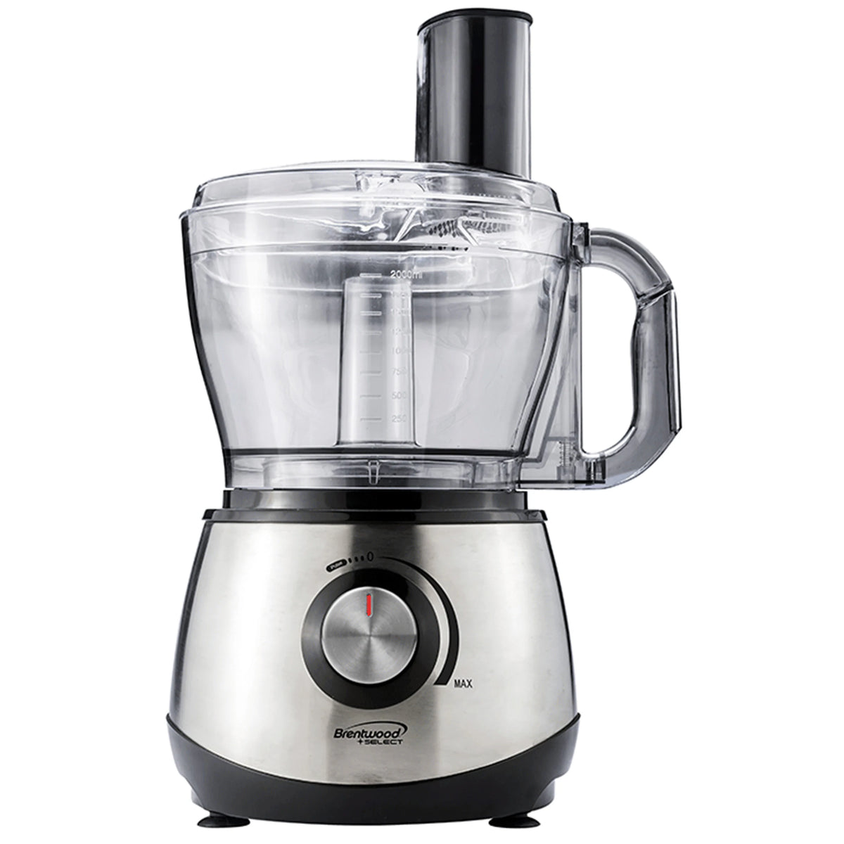 8-Cup Plastic Food Processor ( Stainless Steel )