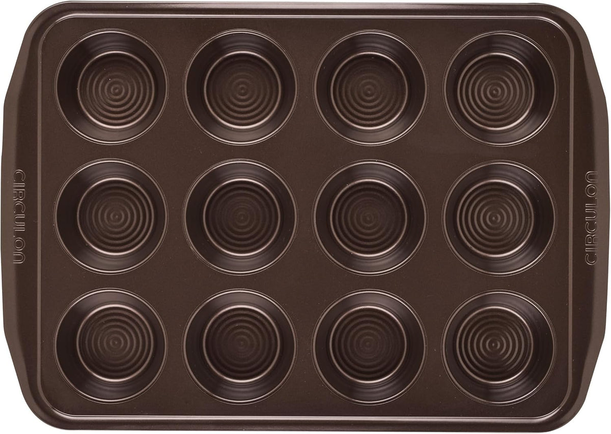 12-Cup Nonstick Muffin Tin for Enhanced Baking Performance