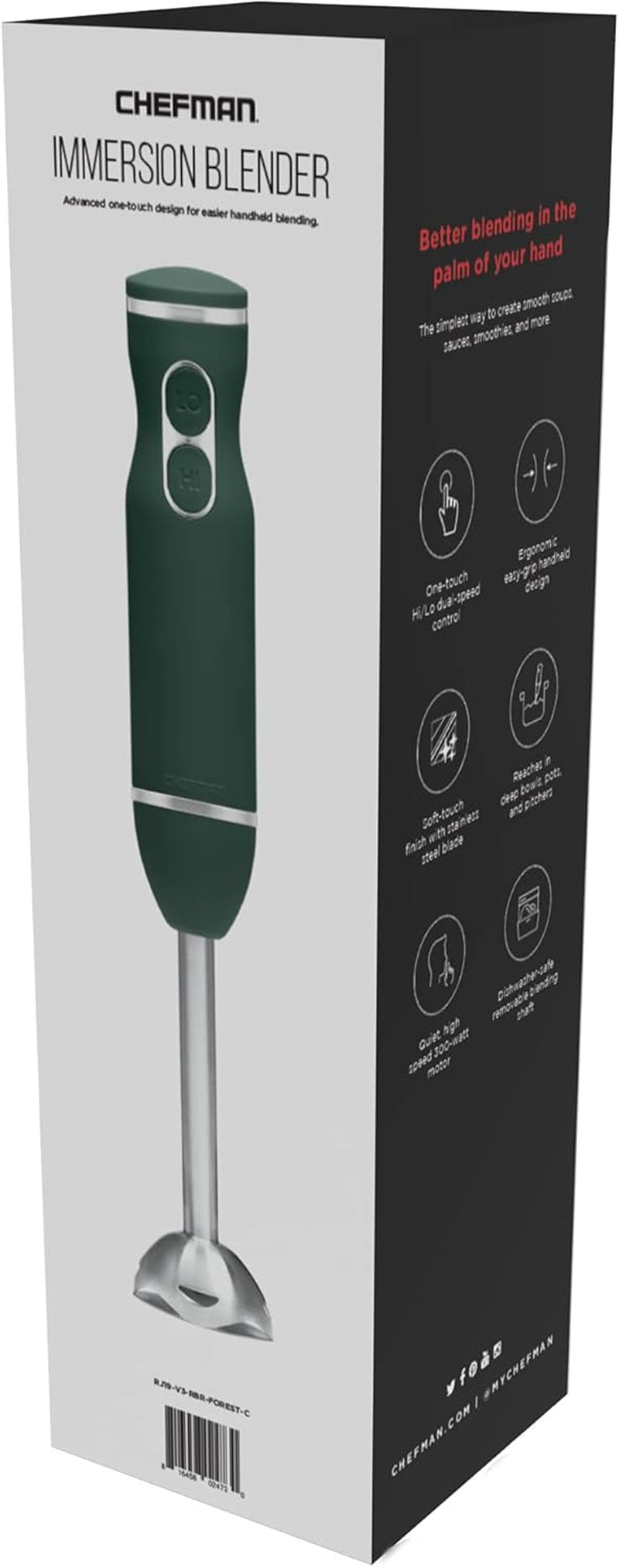 Immersion Stick Hand Blender - Your Essential Kitchen Tool for Smoothies, Sauces, and More!