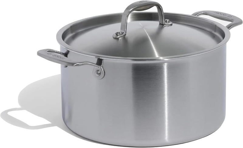 Made In Stainless Steel Stock Pot with Lid, 8 qt