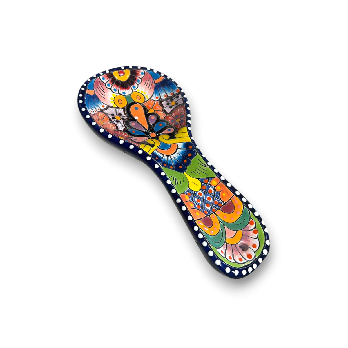 Hand-Painted Talavera Spoon Rest