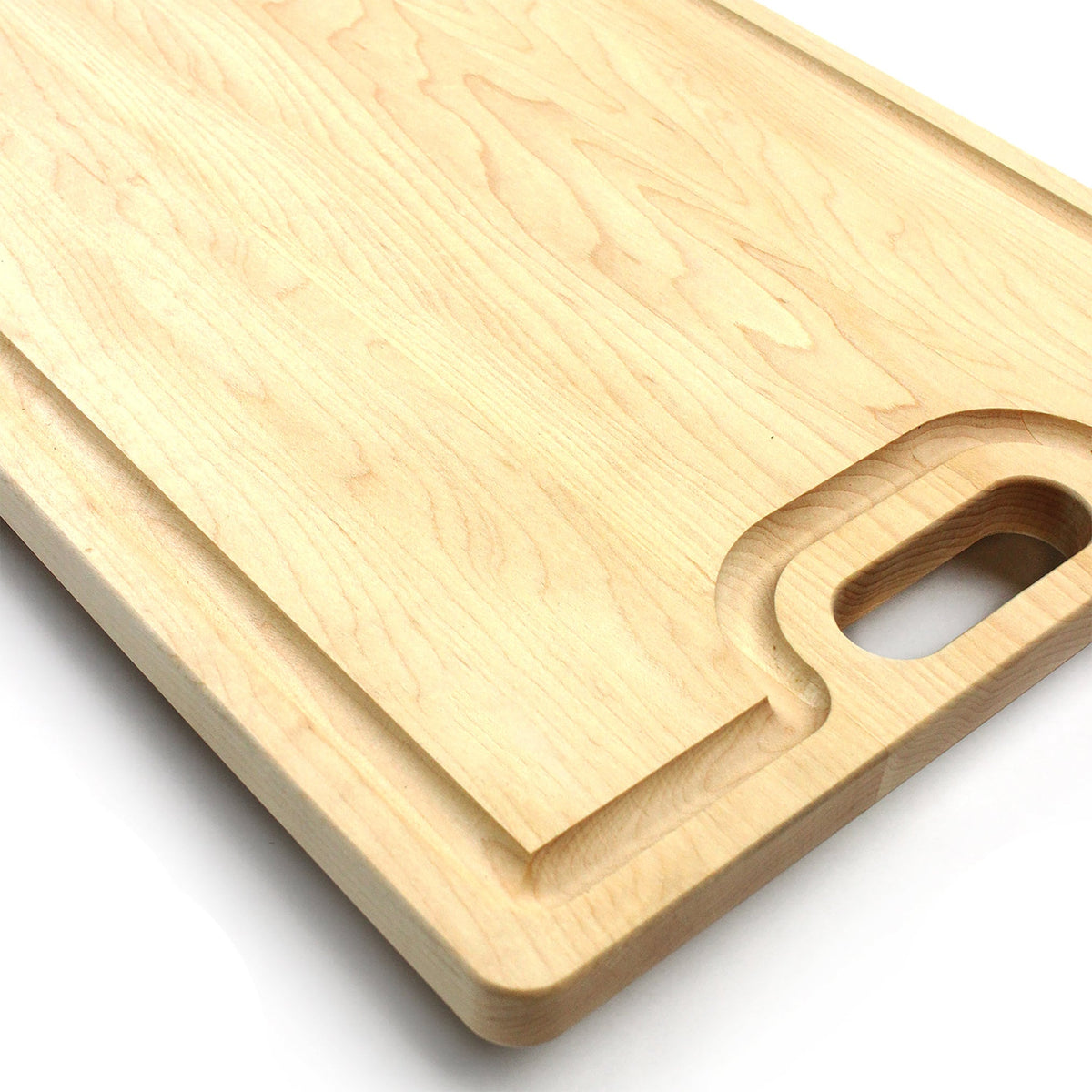 Reversible Walnut Cutting Board with Handles, 18 x 12 in