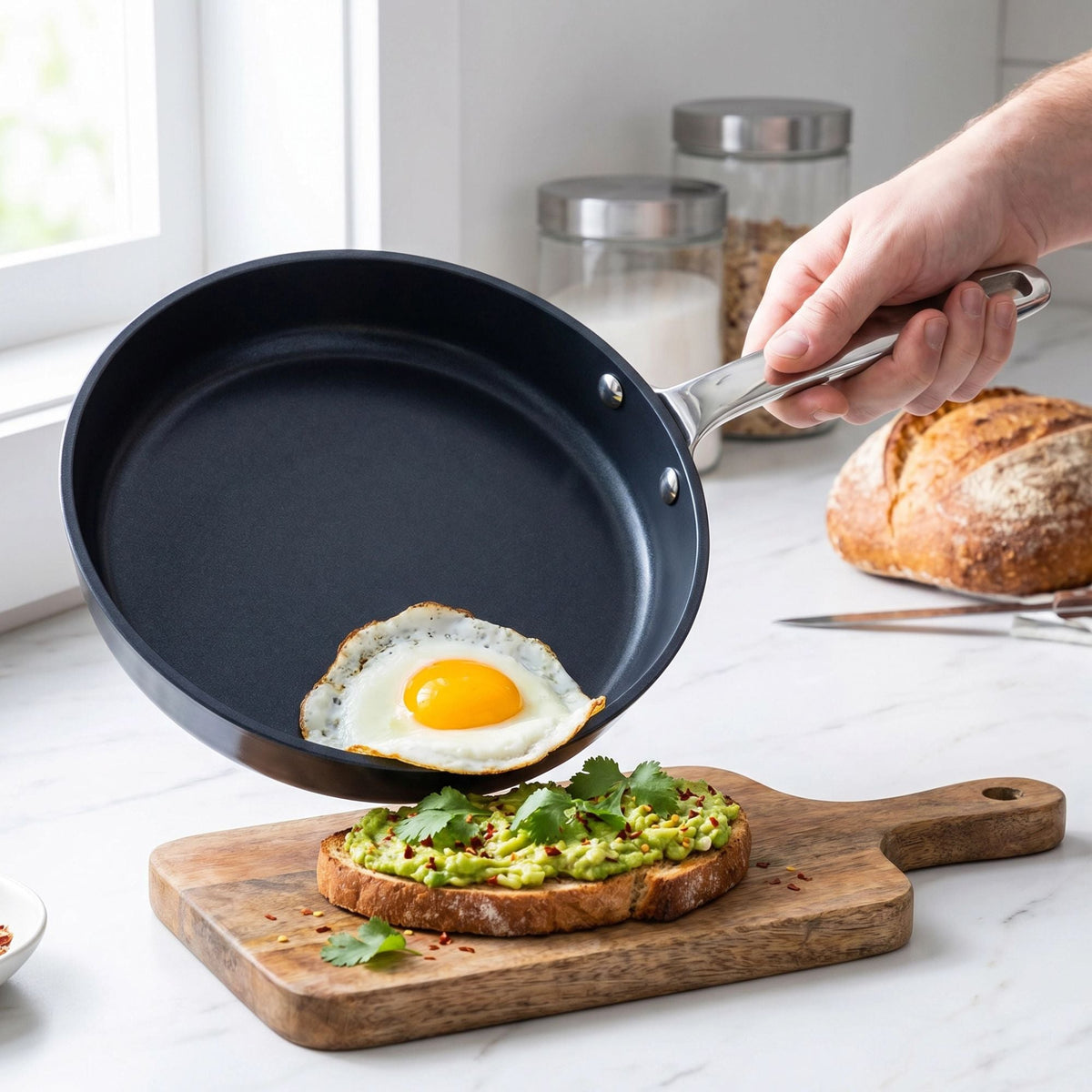 Alva Ceramic Nonstick Cookware Set, 12-Piece