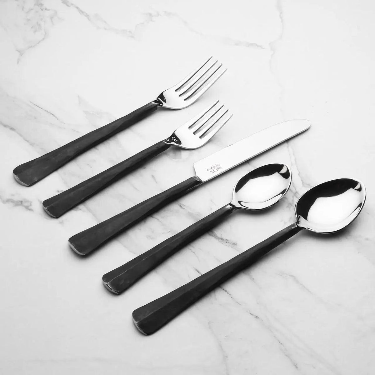 Ridge Flatware Place Setting, 5-Piece