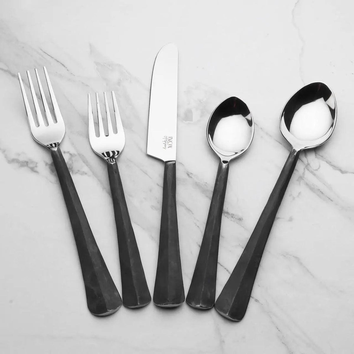 Ridge Flatware Place Setting, 5-Piece