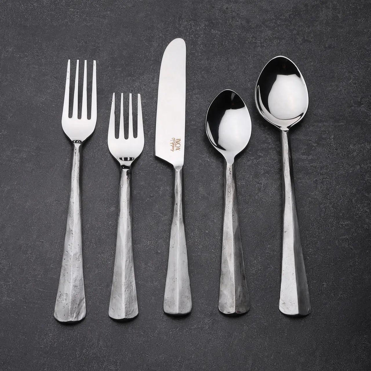 Ridge Flatware Place Setting, 5-Piece