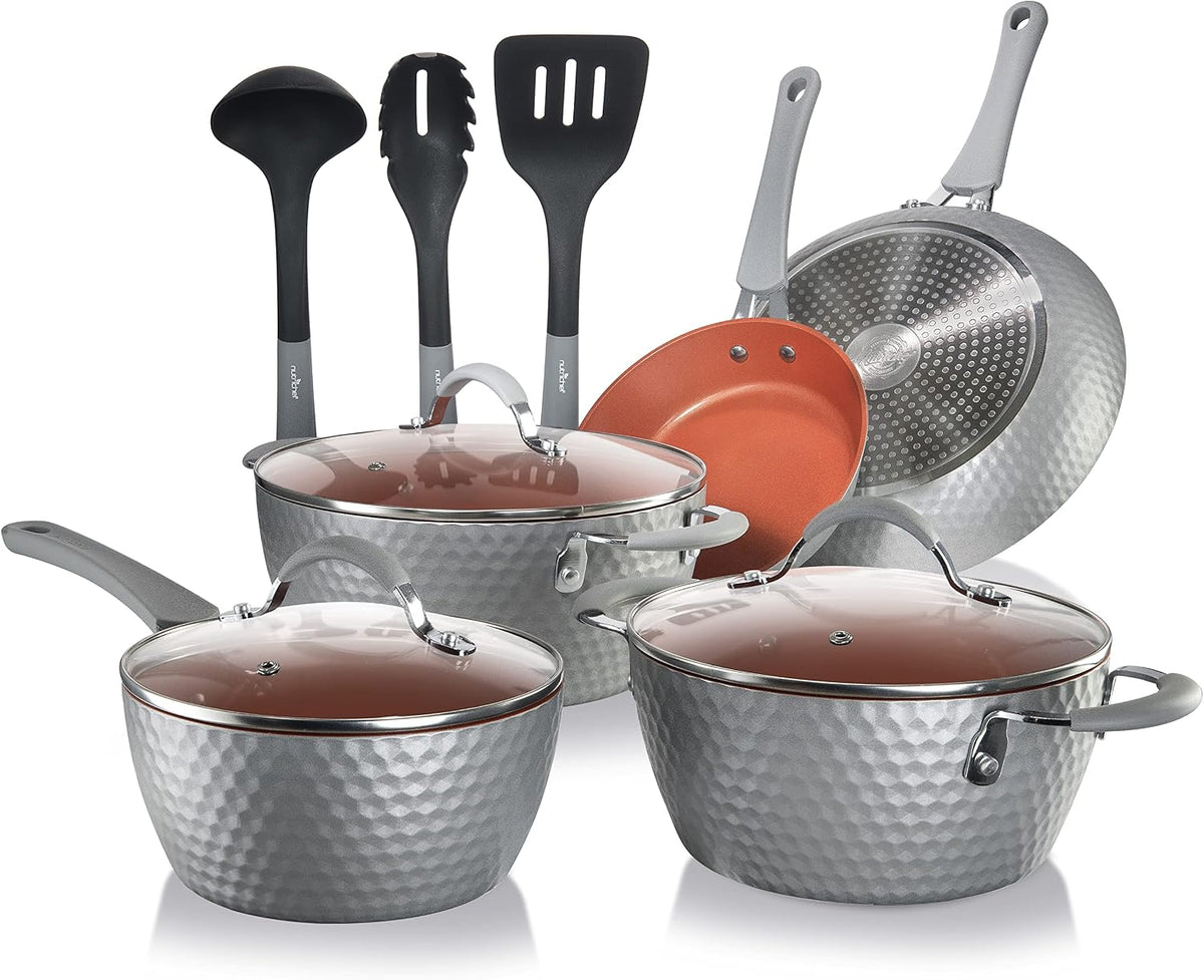 Transform Your Cooking Experience with This 11-Piece Nonstick Ceramic Cookware Set! 🍳✨ Perfect for Every Home Chef! 🥘💖