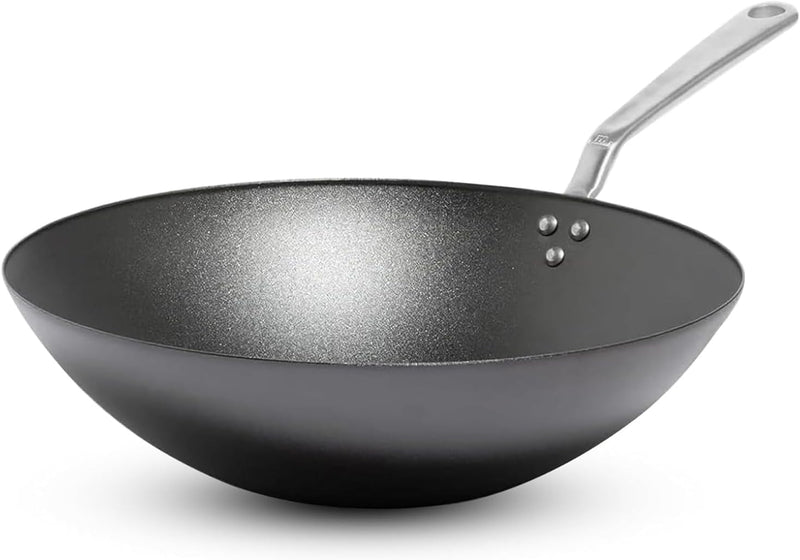 Made In Seasoned Carbon Steel Wok, 13 in